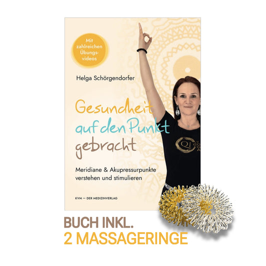 Gesundheit auf den Punkt gebracht: Buch inkl. 2 Massageringe